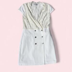Morgan de toi vintage white dress